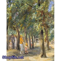 Tranh sơn dầu vườn cây ăn trái